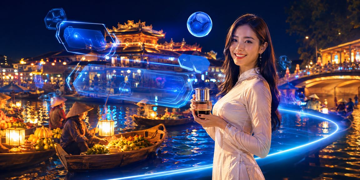 Bạn trẻ Huế ngồi tại quán cà phê theo dõi giải đấu esports và đặt cược trên điện thoại
